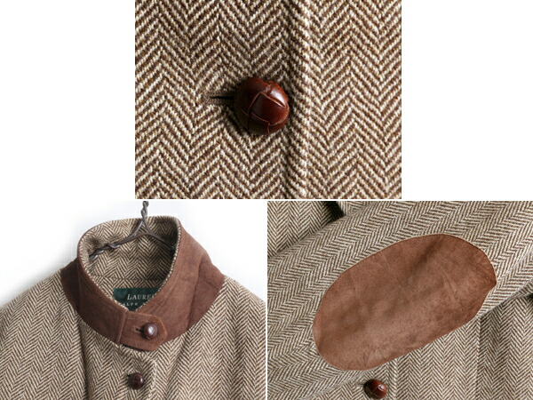 楽天市場】90s □ ラルフローレン ヘリンボーン テーラード ジャケット