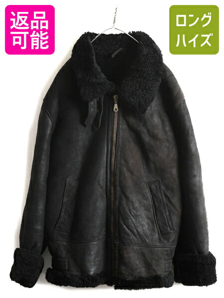 楽天市場】90s USA製 大きいサイズ XL 程□ B-3 タイプ 本革 レザー