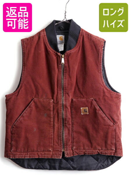 楽天市場】US企画 90s USA製 □ カーハート 中綿 ダック ベスト メンズ