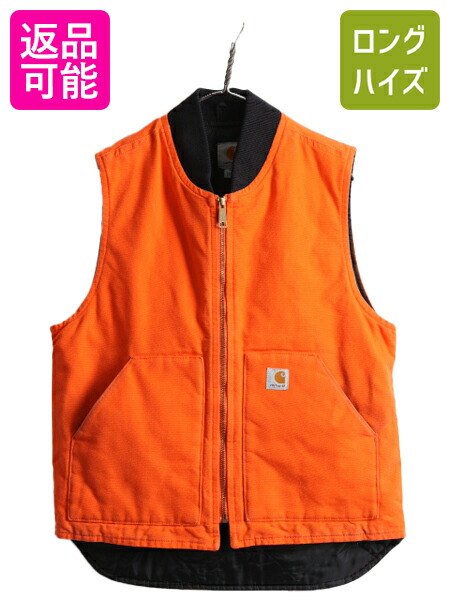 楽天市場】US企画 カーハート 中綿 ダック ベスト メンズ M / 古着