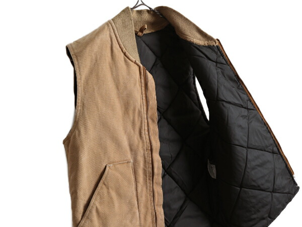 楽天市場】80s 90s USA製 カーハート 中綿 ダック ベスト メンズ S