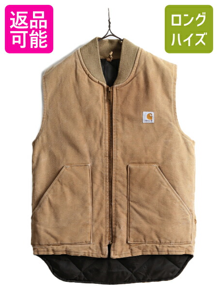 楽天市場】80s 90s USA製 カーハート 中綿 ダック ベスト メンズ S