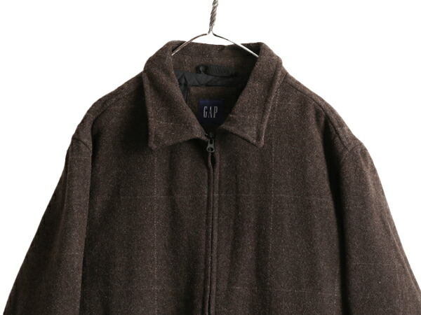 楽天市場】00s OLD GAP チェック 中綿 ウール ジャケット メンズ M