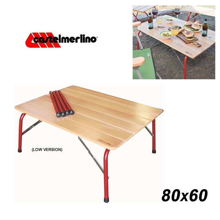 カステルメルリーノ テーブル ベンチ セット レッド カステルメル