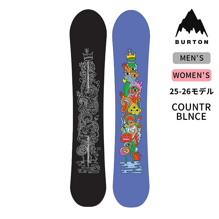 楽天市場】バートン スノーボード 板 BURTON 302881 COUNTRBLNCE