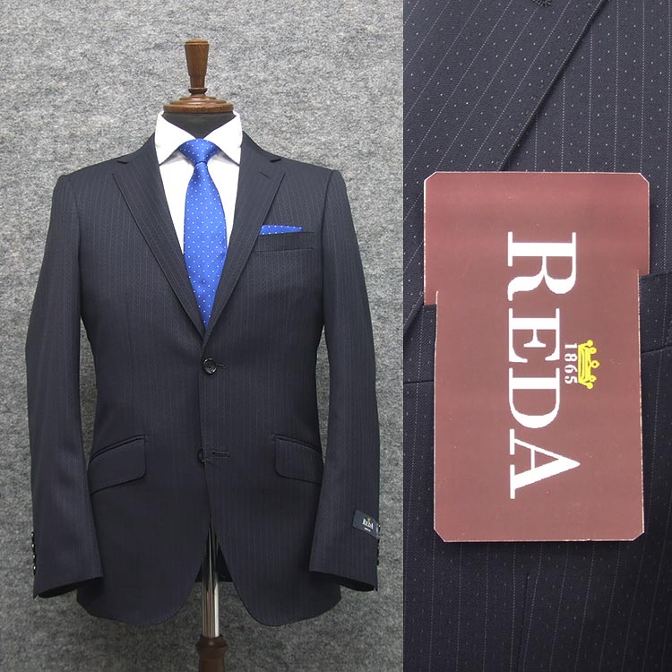 楽天市場】秋冬物 イタリー製生地 [REDA] レダ Super110's使用 紺系