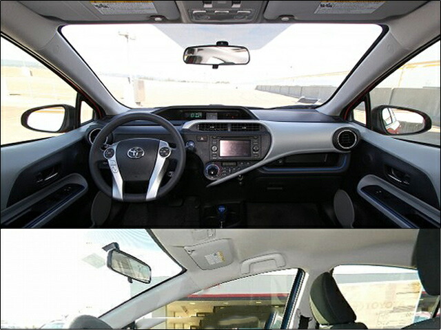 楽天市場】□アクアNHP10□トヨタPRIUS-C純正USサンバイザーAssy左右