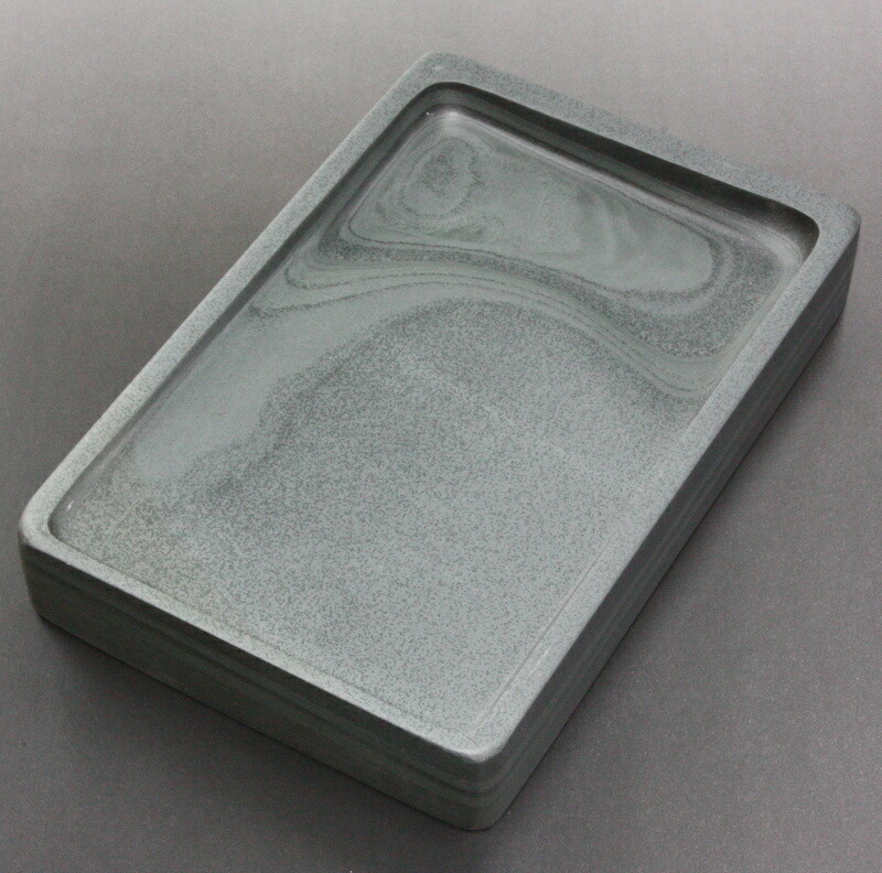 楽天市場】歙州硯 魚子紋 長方型 8吋 : 書道用品専門店 弘梅堂