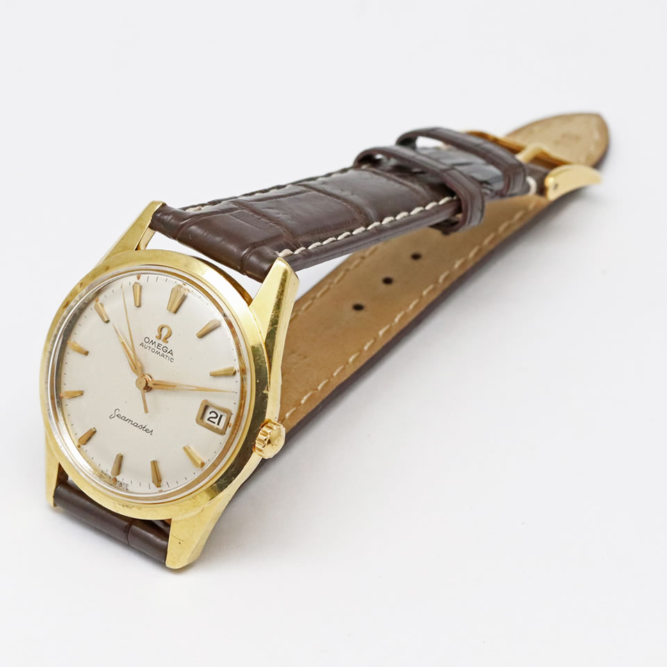 楽天市場】Omega Seamaster K18YG Ref. 14701SC Cal.562オメガ