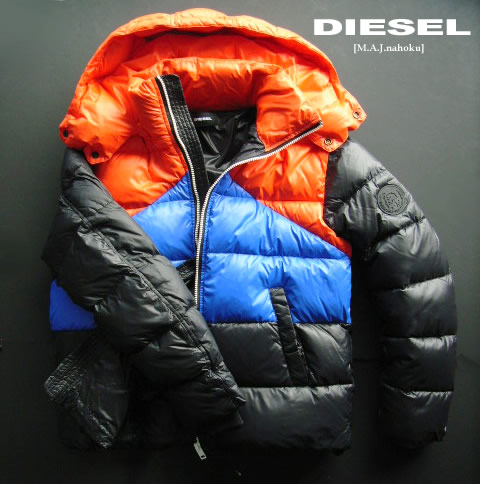楽天市場】8137新品・訳有☆ディーゼル DIESEL☆ダウンジャケットK105