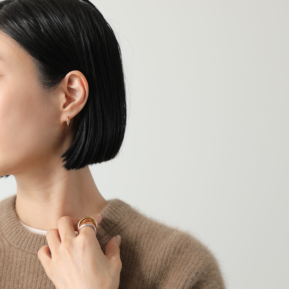 楽天市場】TOMWOOD トムウッド ピアス Classic Hoop Small Gold