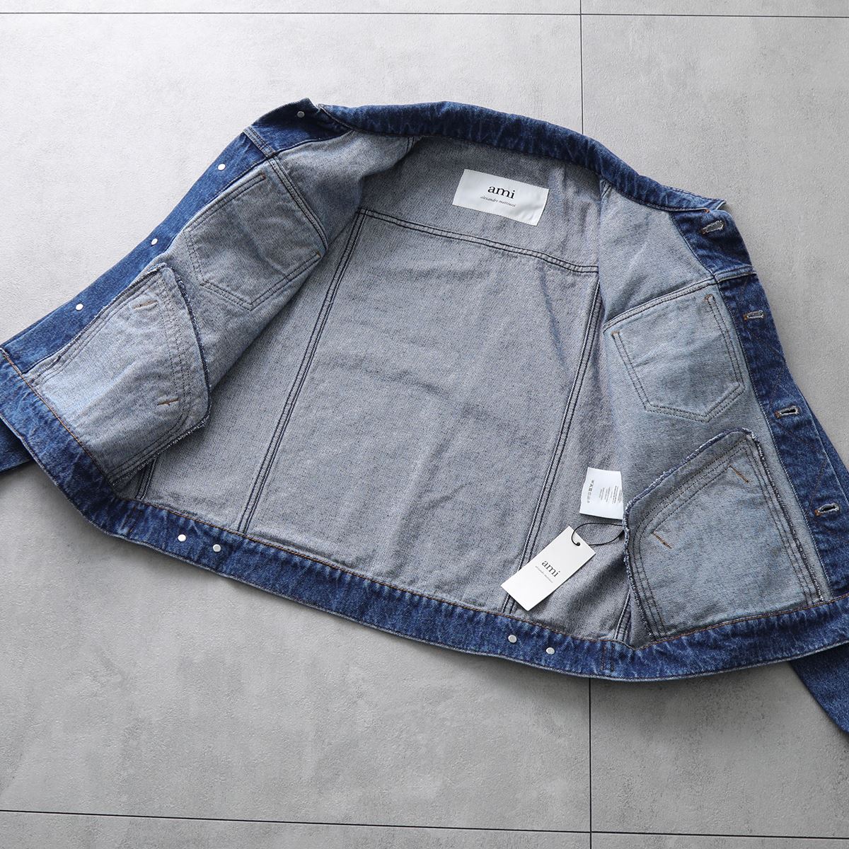 楽天市場】ami paris アミパリス デニムジャケット TRUCKER DENIM