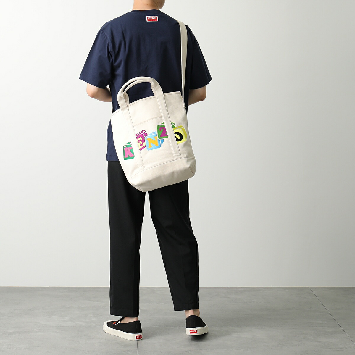 楽天市場】KENZO ケンゾー トートバッグ BOKE BOY FD55SA901F34 メンズ