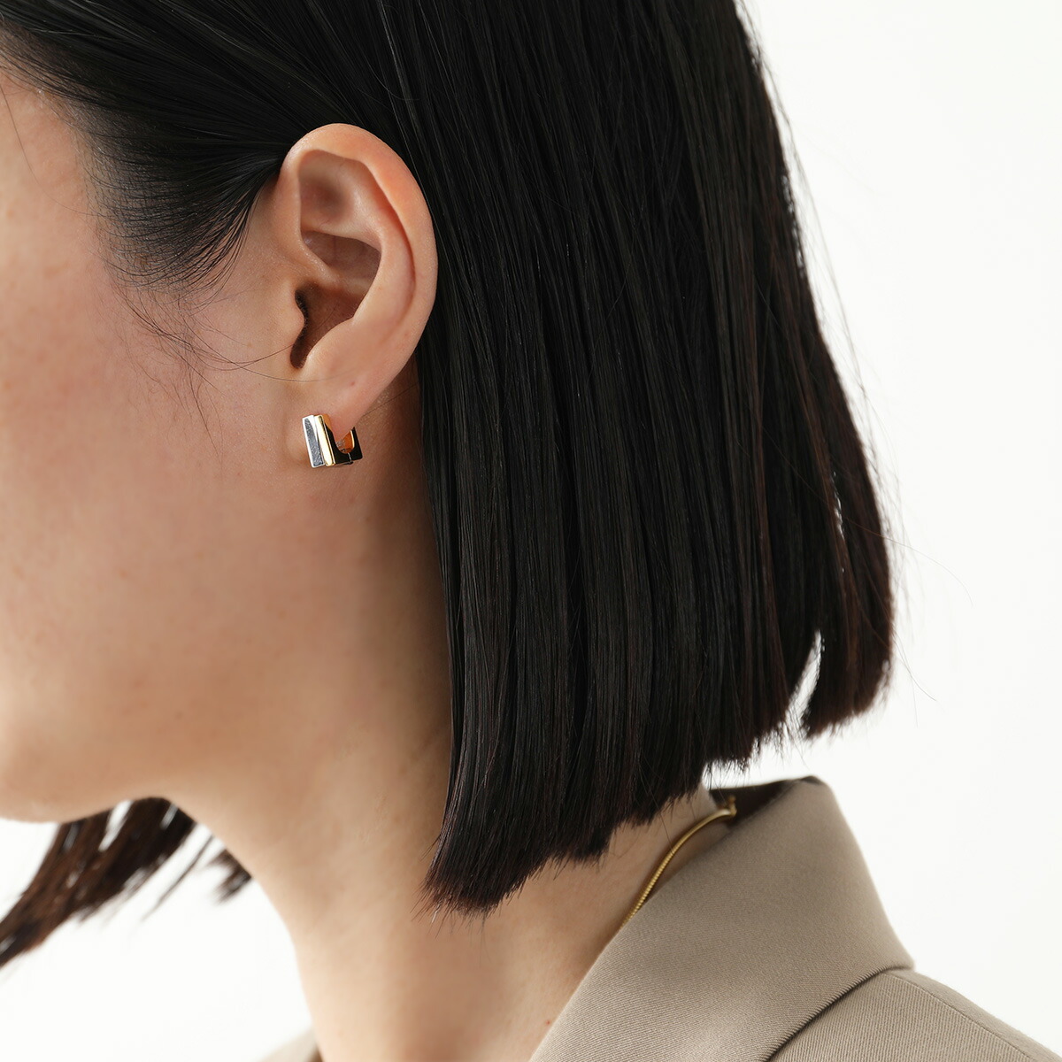 楽天市場】TOMWOOD トムウッド ピアス Step Huggies Duo ステップ