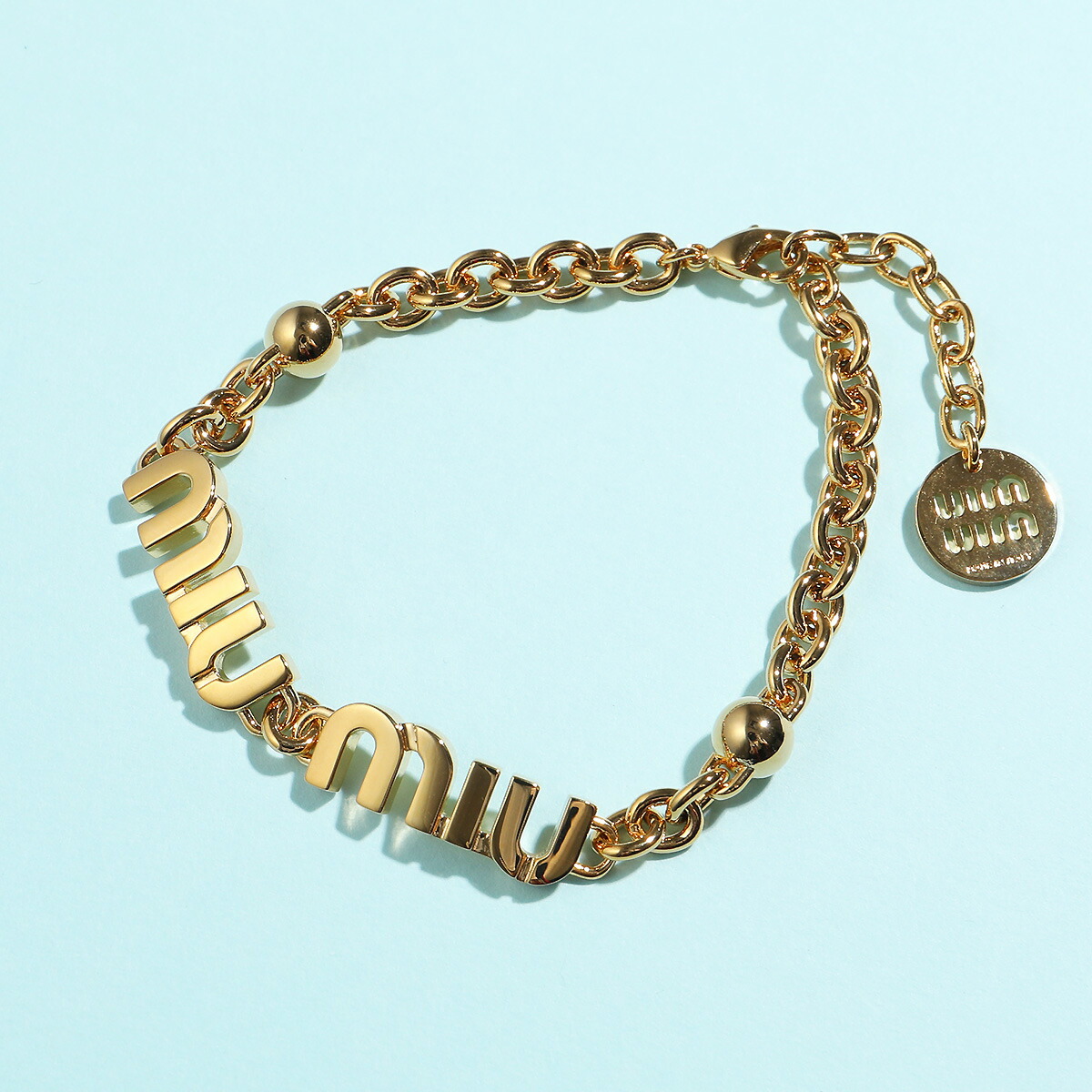 楽天市場】MIUMIU ミュウミュウ ブレスレット 5IB455 2F7U レディース