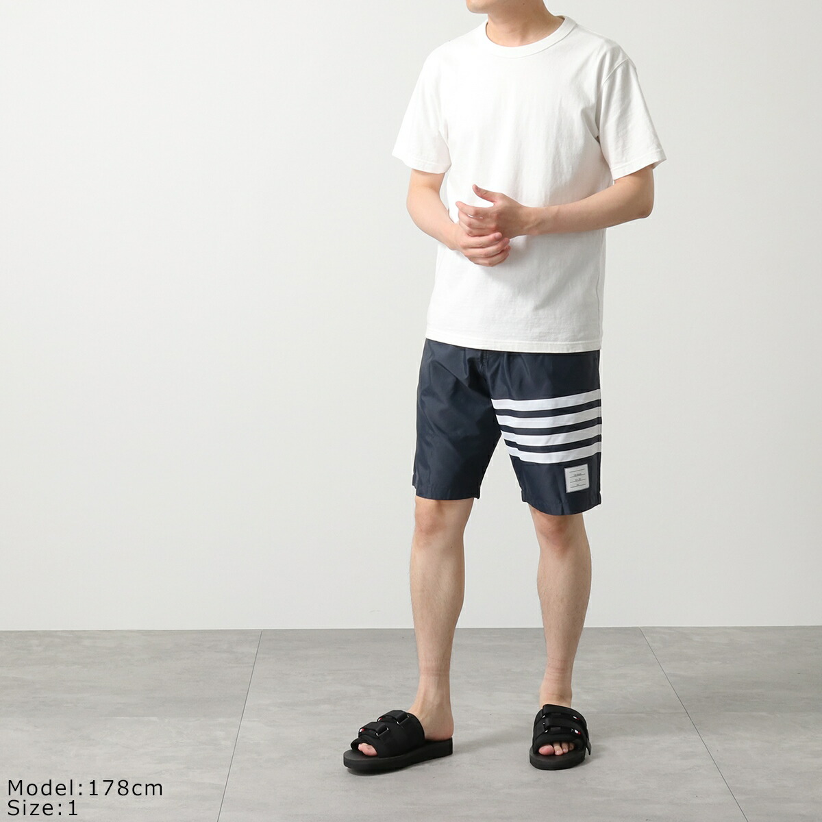 楽天市場】THOM BROWNE トムブラウン ハーフパンツ BOARD SHORT W