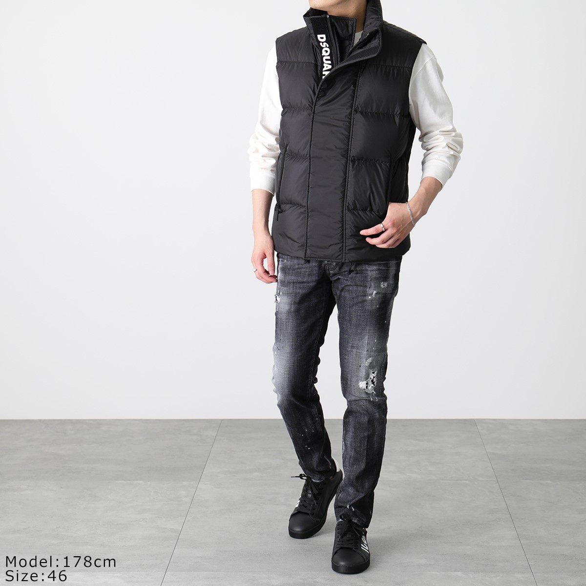 楽天市場】DSQUARED2 ディースクエアード ダウンベスト PUFFER VEST