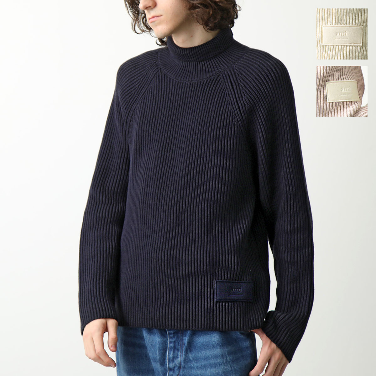 楽天市場】ami paris アミパリス セーター HKS424.KN0031 メンズ