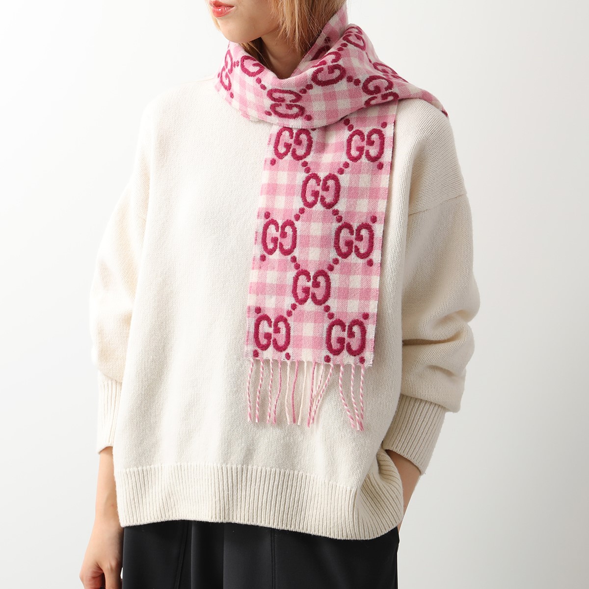 楽天市場】GUCCI KIDS グッチ キッズ マフラー 658501 4KAAL