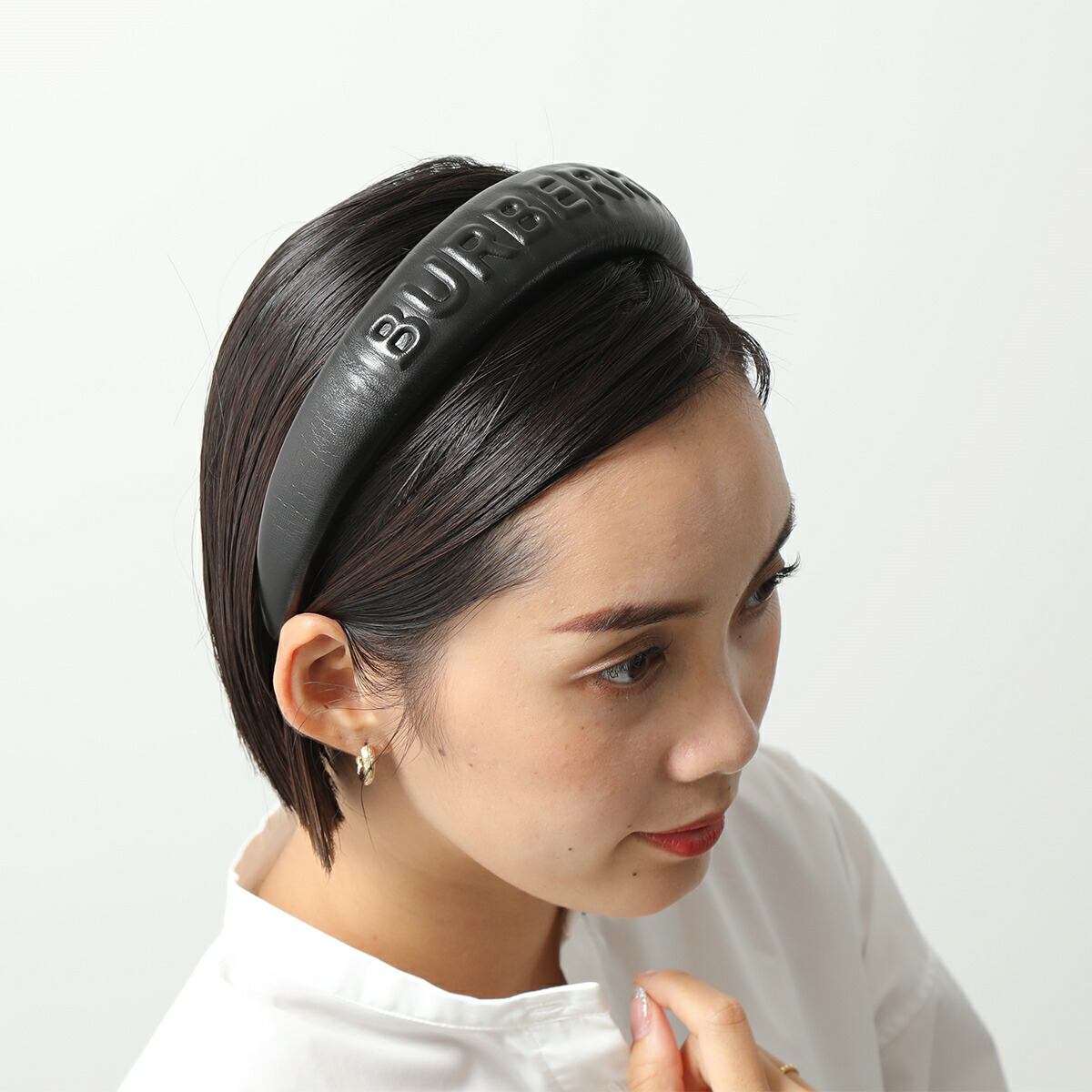 楽天市場】BURBERRY バーバリー カチューシャ LTHR DEBOSS HEADBAND
