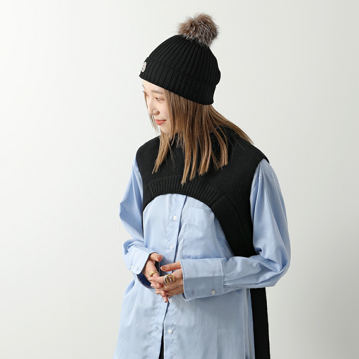 楽天市場】MONCLER KIDS モンクレール キッズ ニット帽 3B00028 04S01