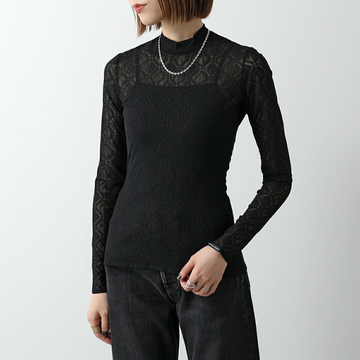 楽天市場】Marine Serre マリーン セル カットソー Moon Diamond Mesh