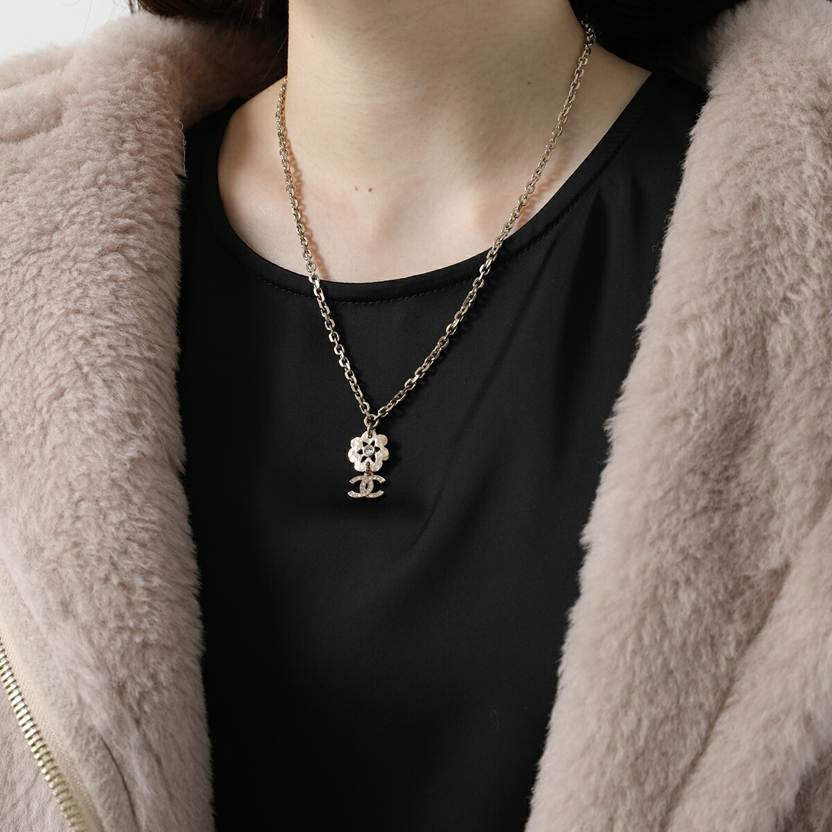楽天市場】CHANEL シャネル ネックレス ABE966 B19252 レディース