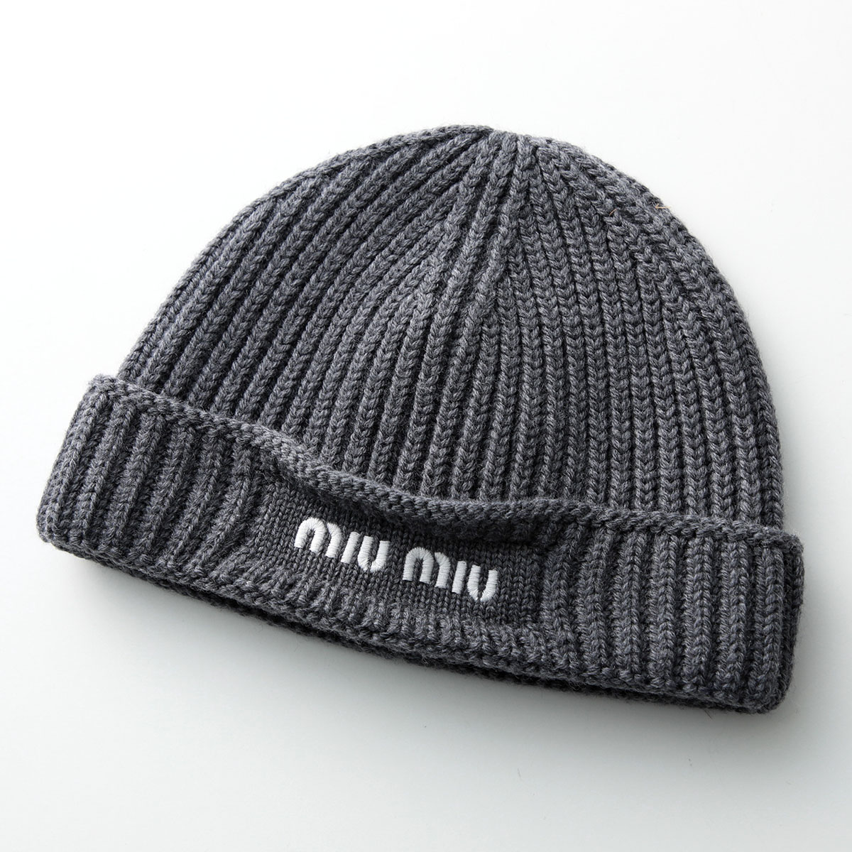 楽天市場】MIUMIU ミュウミュウ ニット帽 5HC375 2CSF レディース