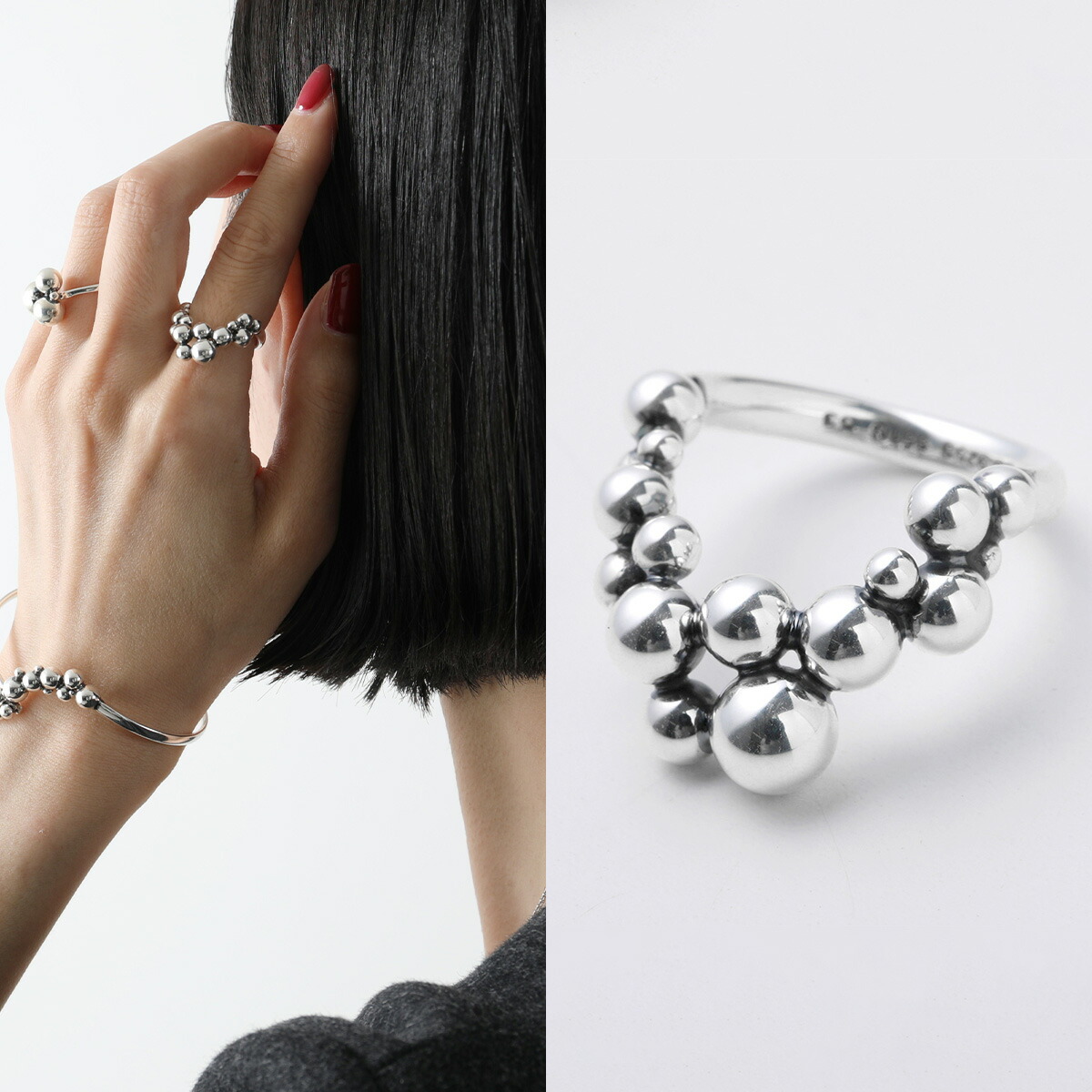 楽天市場】GEORG JENSEN ジョージ ジェンセン リング MOONLIGHT GRAPES