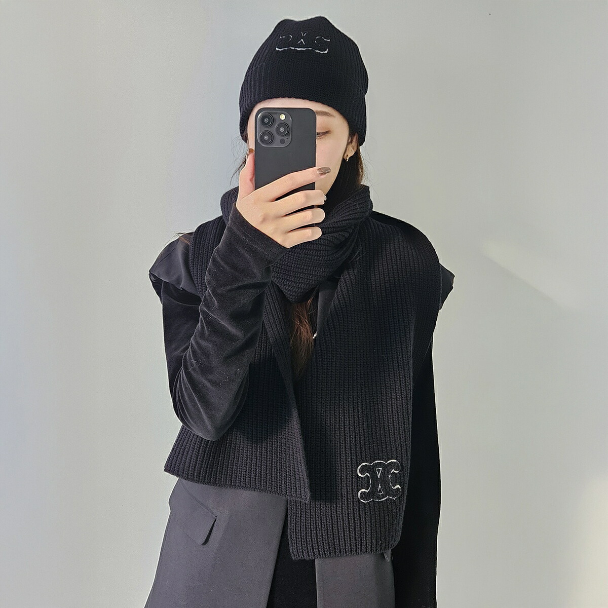 楽天市場】CELINE セリーヌ マフラー トリオンフ AA0120ZTQ.38NO