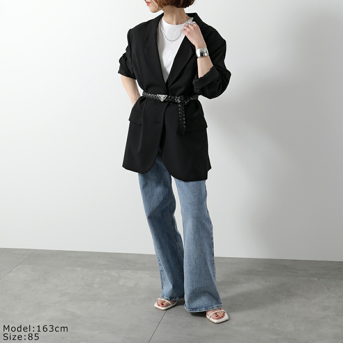 楽天市場】PRADA プラダ ベルト 2CS114 2A7P メンズ レザー エナメル