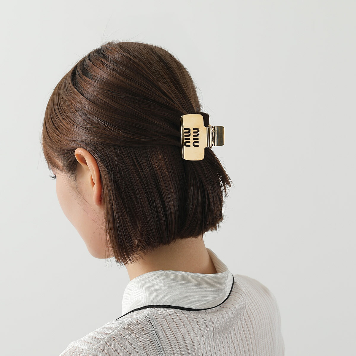 楽天市場】MIUMIU ミュウミュウ ヘアクリップ 5IF219 2DTU レディース