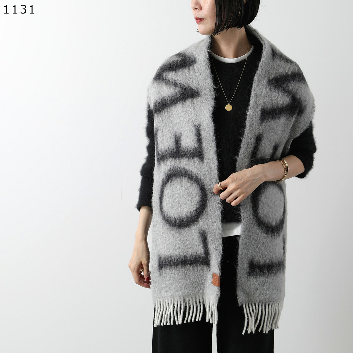 楽天市場】LOEWE ロエベ マフラー F811257X03 レディース モヘア