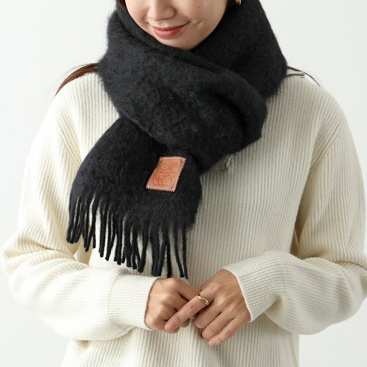 楽天市場】LOEWE ロエベ マフラー 185×23 F655254X01 レディース