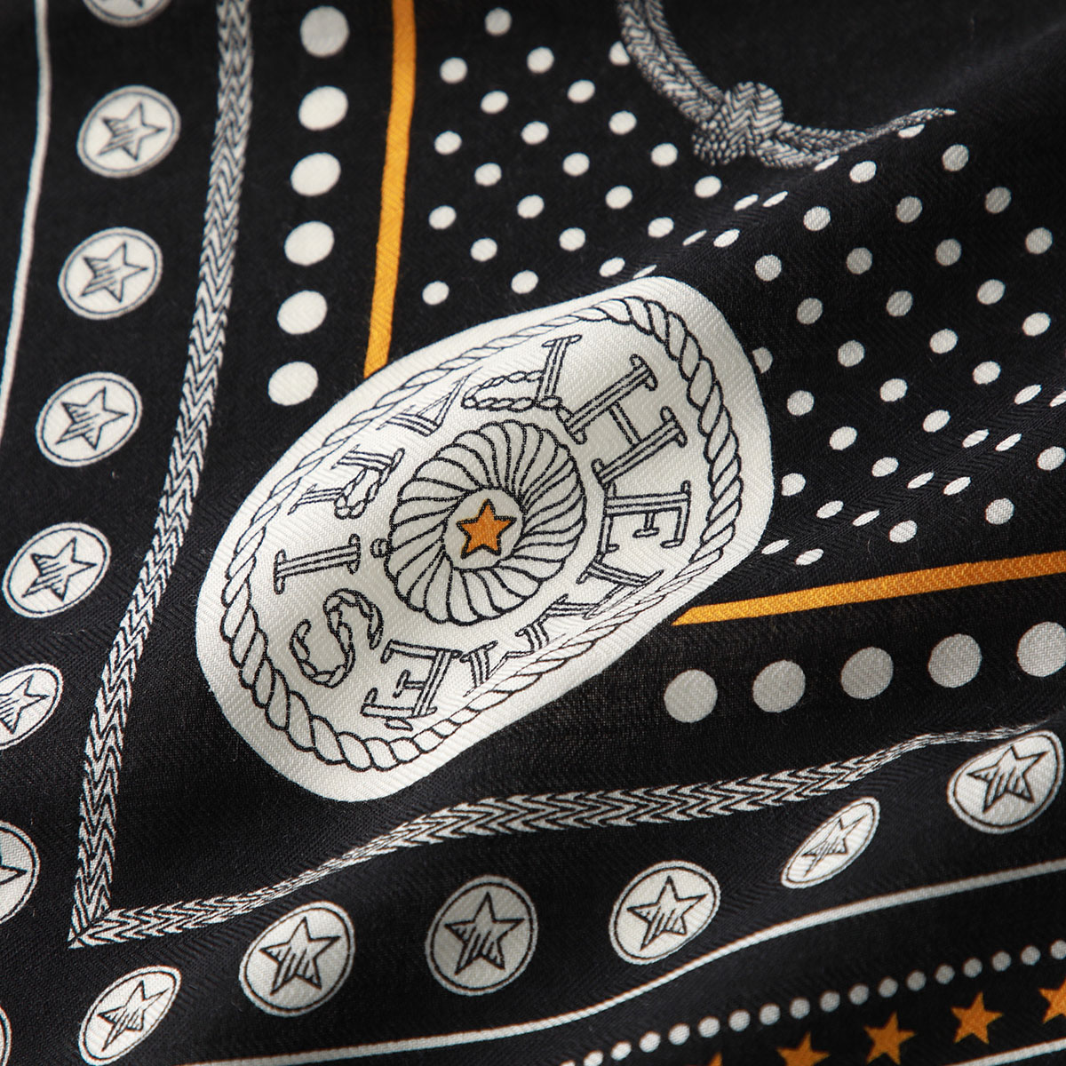 楽天市場】HERMES エルメス スカーフ カシシル 140×140 カレ ジェアン