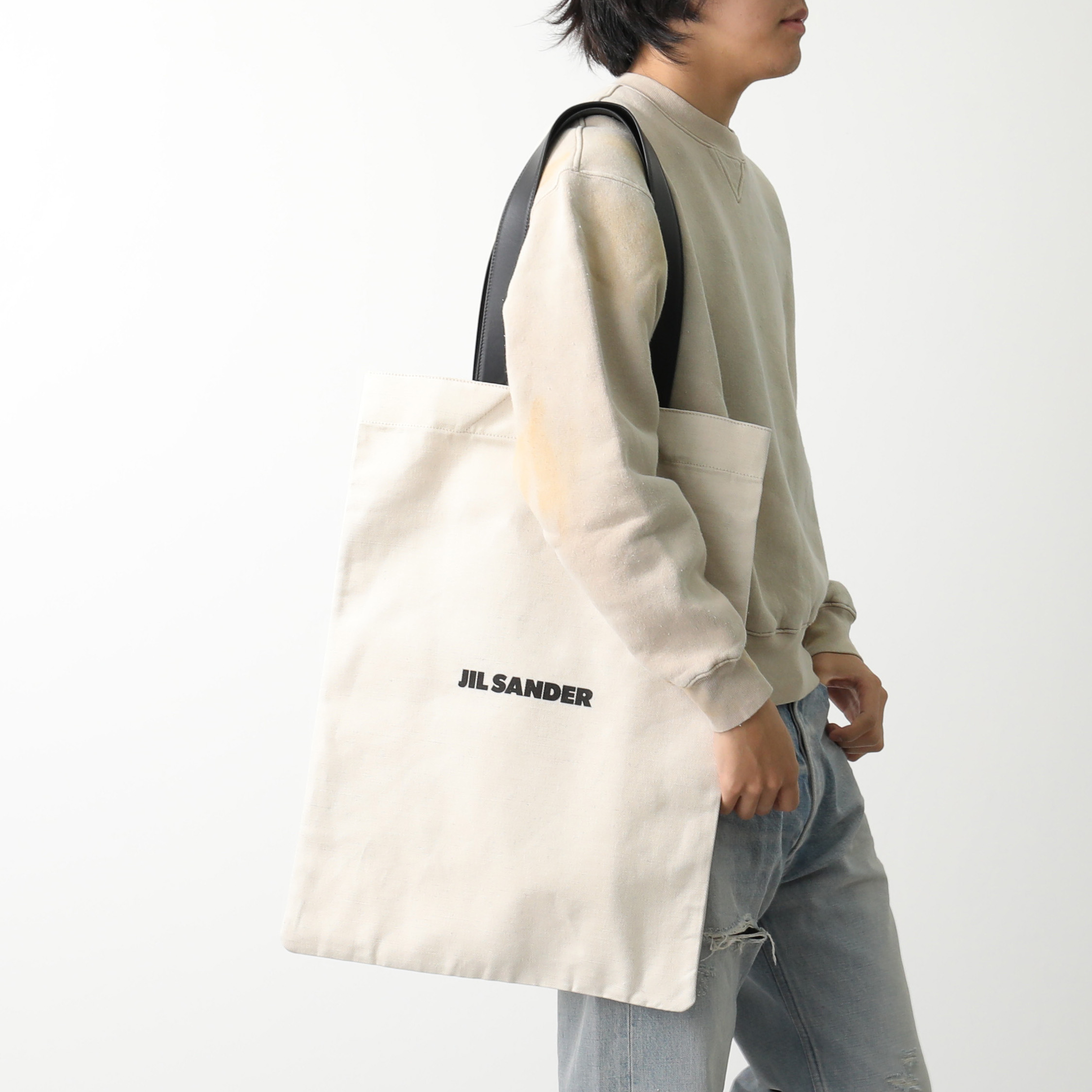 楽天市場】JIL SANDER ジルサンダー トートバッグ BOOK TOTE GRANDE