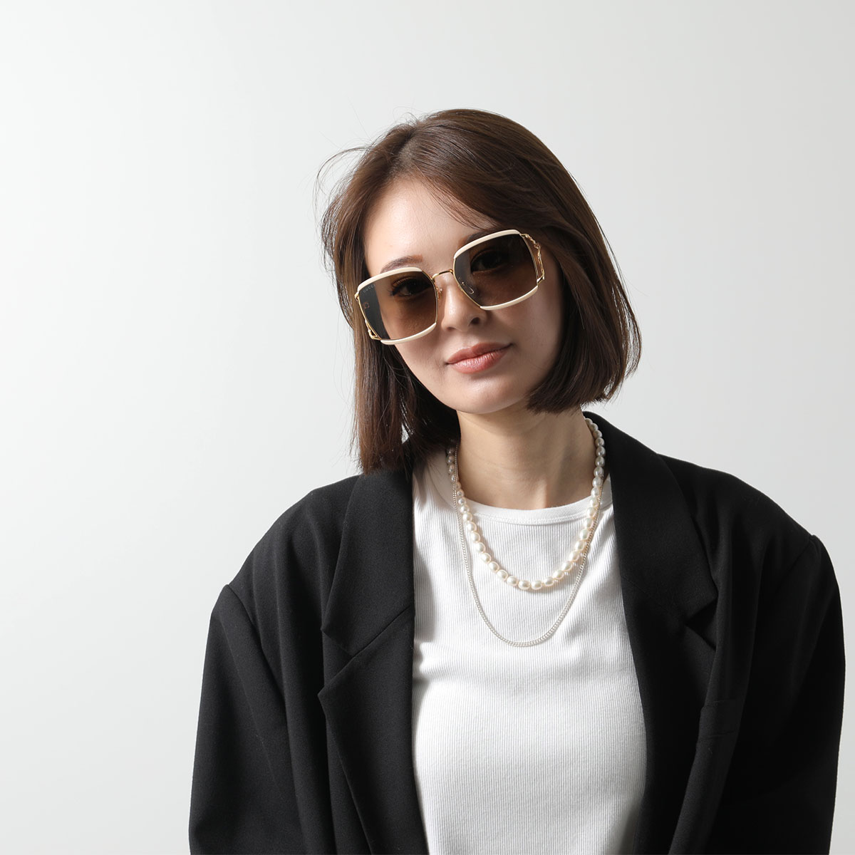 楽天市場】GUCCI グッチ サングラス GG0593SK レディース バタフライ型