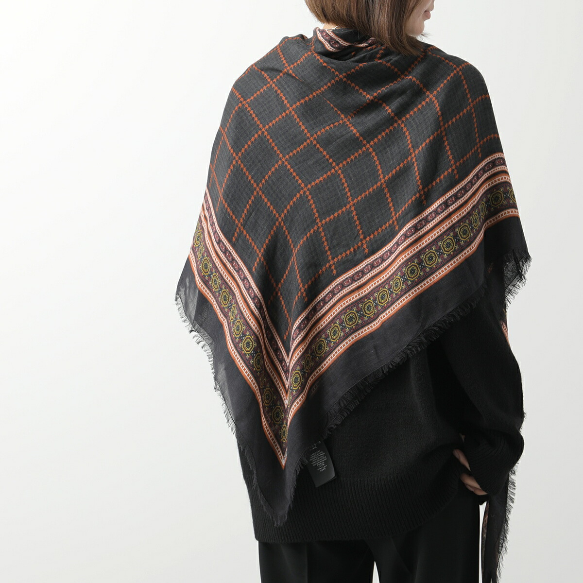 楽天市場】SAINT LAURENT サンローラン ストール FOULARD 715870 3YN00