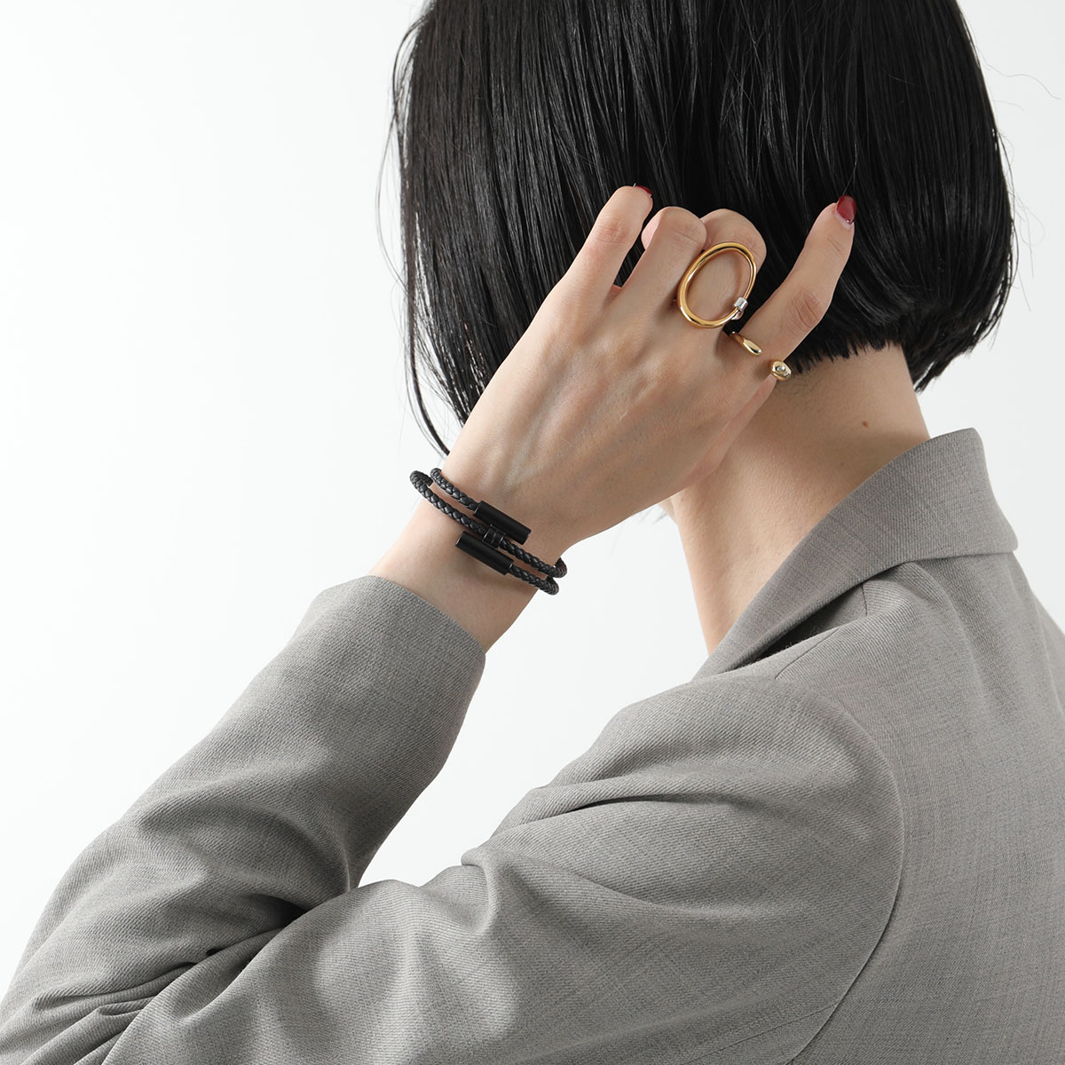 楽天市場】HERMES エルメス ブレスレット Tournis Tresse トゥルニ