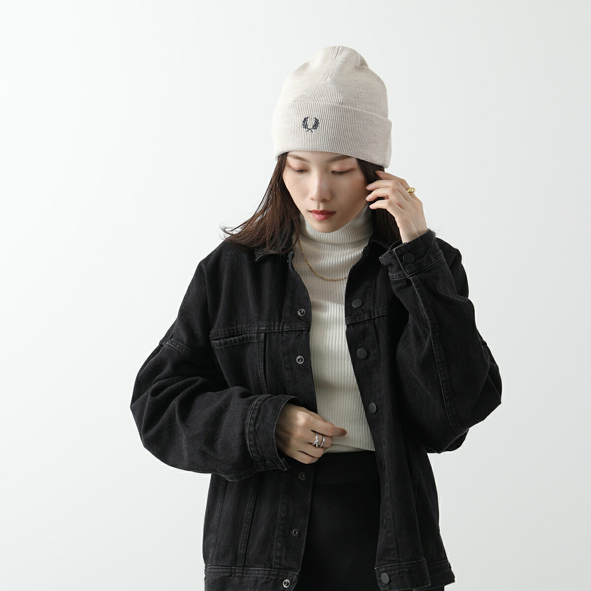 楽天市場】FRED PERRY フレッドペリー ニット帽 CLASSIC BEANIE C8161