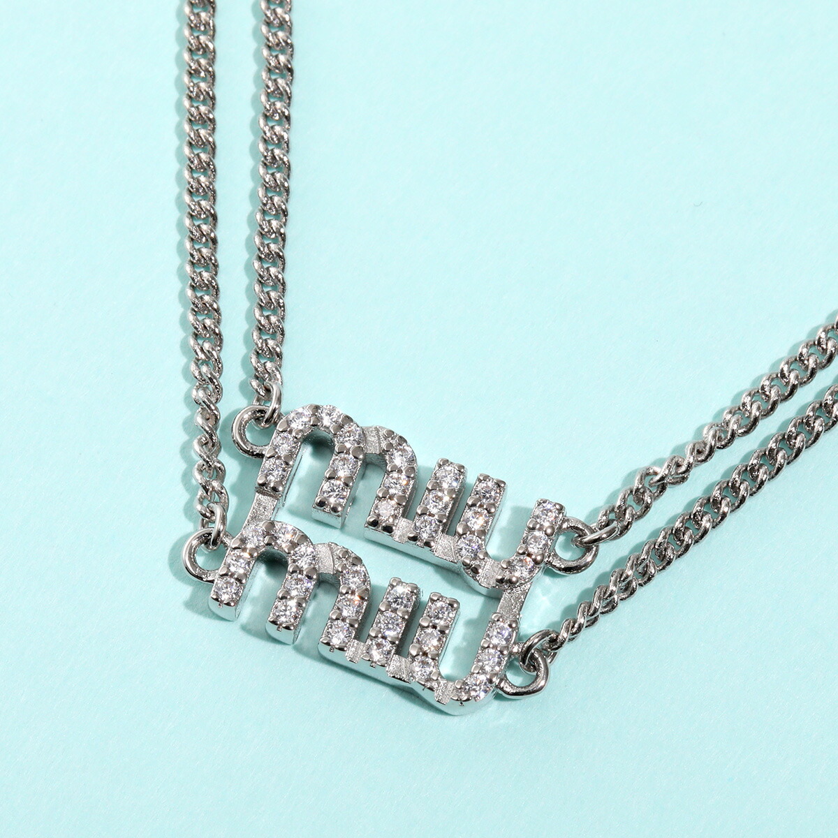 楽天市場】MIUMIU ミュウミュウ ネックレス 5IC126 2DNC レディース