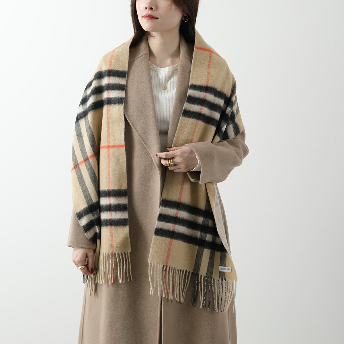 楽天市場】BURBERRY バーバリー マフラー MU DF MED TO GC SCF 8095699