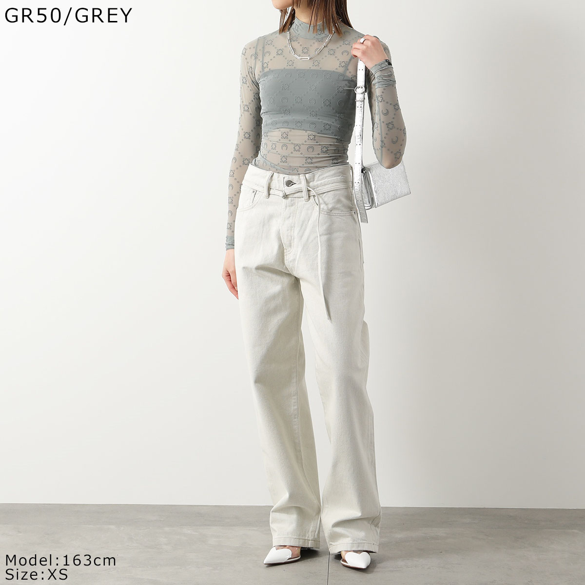 楽天市場】Marine Serre マリーン セル ロンT カットソー Moonogram