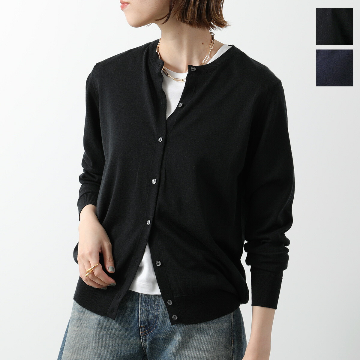 楽天市場】JOHN SMEDLEY ジョンスメドレー ニット カーディガン ROSE