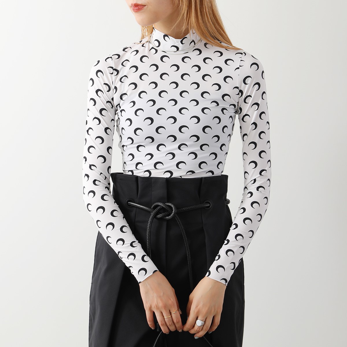 楽天市場】Marine Serre マリーン セル ロンT カットソー Moon Printed