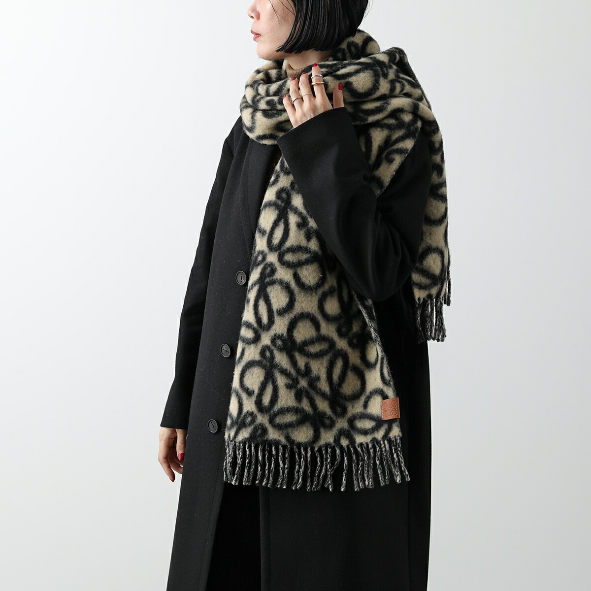 楽天市場】LOEWE ロエベ マフラー F811257X23 レディース アナグラム