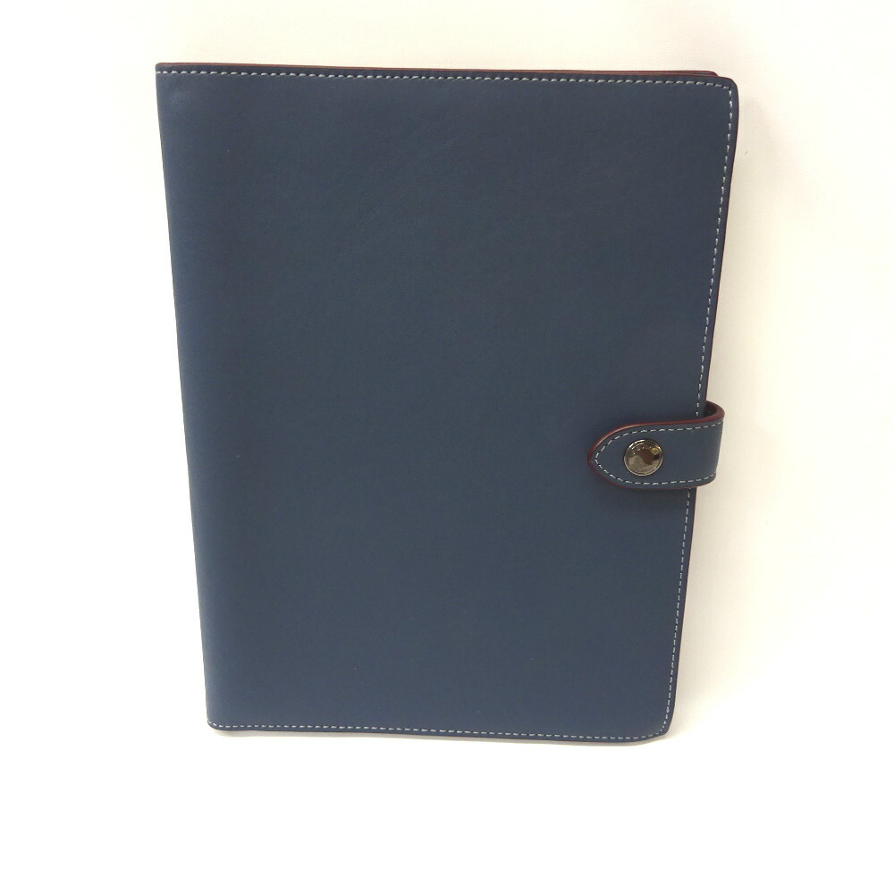 楽天市場】コーチ ノートカバー ロゴ型押し 22874 ネイビー 手帳カバー