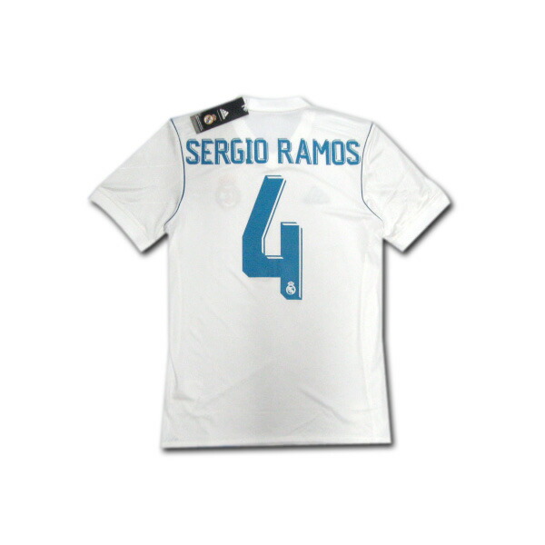 楽天市場】【CL仕様】 レアルマドリード 17/18 ホーム ＃4 SERGIO