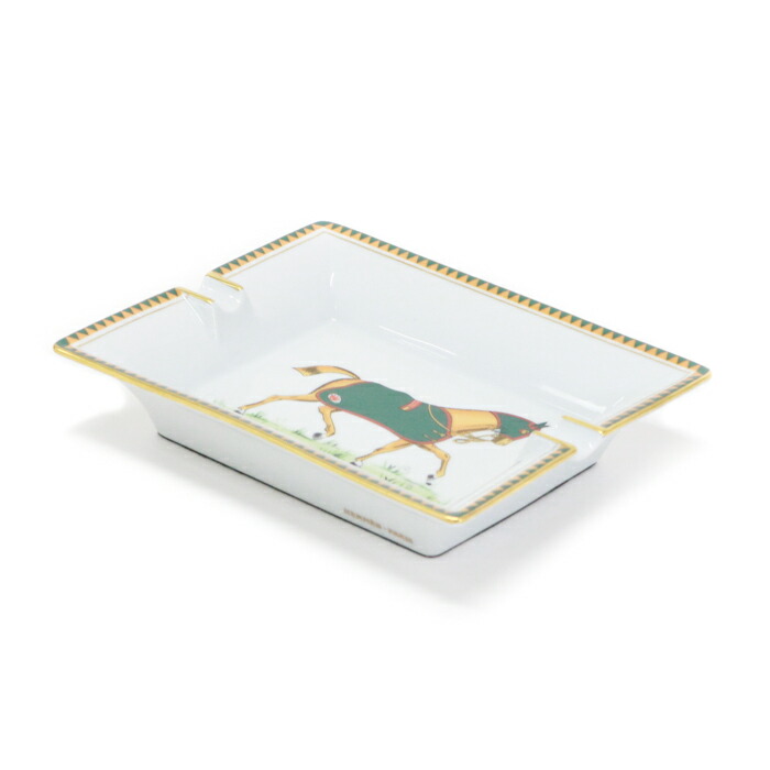 楽天市場】【Aランク】 エルメス HERMES アッシュトレイ 灰皿 陶磁器