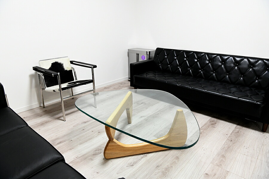 楽天市場】コーヒーテーブル イサムノグチによるデザイン ガラス天板